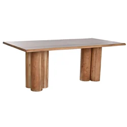 Dining Tables Home ESPRIT Brown Natural Acacia wood 200 x 100 x 76 cm