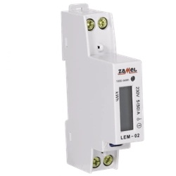 Digital single-phase energy meter, LEM-02