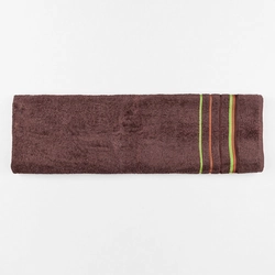 Ręcznik frotte kolor brązowy rozmiar 70x140 cm MARS