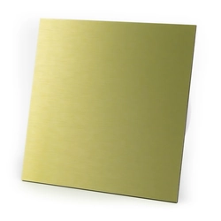 brushed gold aluminum panel / 01-169