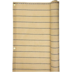 Stínící tkanina GoldScreen 1x5m, UV, 185g/m2, oka 50cm béžová