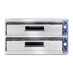 Slim Line double pizza oven 2x3 pizzas 6000W - Hendi 226933