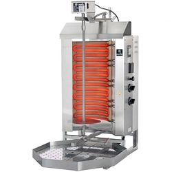 Sporák gril kebab sendvičovač elektrický vertikální POTIS zatížení 30 kg 400 V 6 kW