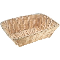 Rectangular polyrattan bread basket 426 838 - set 3 pieces