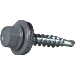 Farmer screw 4,8x35mm self-drilling EPDM RAL7024 op.250 pieces ESSVE 632247024