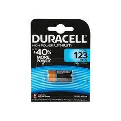 3V`CR123 DURACELL lithiumbatteri