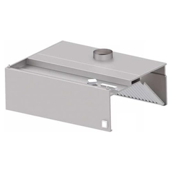 400x100 wall-mounted, trapezoidal catering hood | Stalgast