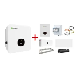 GROWATT Hybrid set: MOD-8000TL3-XH(BP) 3-faz + APX battery 10kWh+podstawa+kontroler APX ​​98020+Smart Meter 3-faz+WiFi-X+Backup box