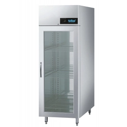 410 line freezer cabinet with glass doors and LED lighting