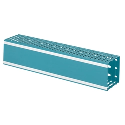 Slotted cable trunking system Legrand 036212 Hole-/slot punching Bottom perforation Blue