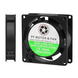 Fan 80x25mm 230V sliding