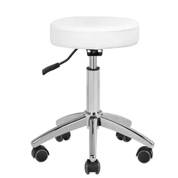 COSMETIC STOOL AM-303 WHITE