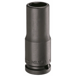 NS.8LA - nasadka 1/2" 6-kątna długa , udarowa, 8 mm
