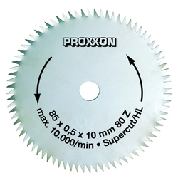 Saw blade Proxxon 85 * 0.5 * 10mm / 80T 28731