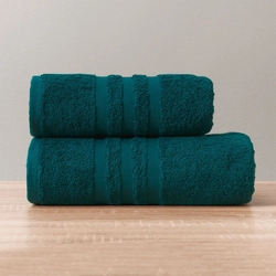 Ręcznik domowy kolor ciemny turkus rozmiar 70x140 cm MODERN