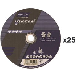Norton Vulcan grinding disc 125 x 2.5 x 22.23 mm type 41 (25 pieces)