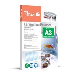 Peach Laminating foil A3 80mic, 100 pcs, PP580-01