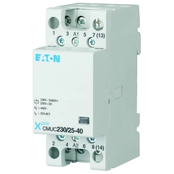 Installation contactor with AC/DC coil CMUC230/25-04