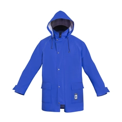 Rain Jacket. Waterproof, stand-up collar