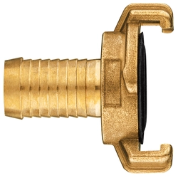Brass quick coupling for hose, 1 "
