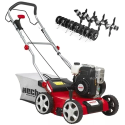 HECHT 5641 GRASS COMBUSTION VERTICATOR FOR GRASS AREATOR 2in1 3.4 km + 2 ROLLERS METAL HOUSING