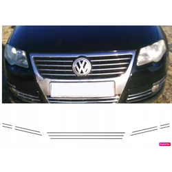 VW PASSAT B6 - CHROME GRILL strips, dummy 3M Tuning