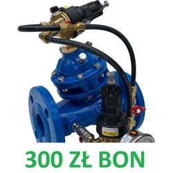 Priority valve with pressure regulator Bermad DN 65