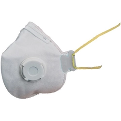 Canis Folding filter half mask with valve CXS SPIRO P1 Color: white