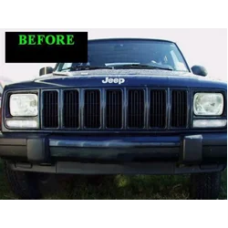 85-01 Jeep Cherokee - Chrome strips, chrome grill