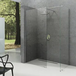 Mounting set for shower cabins and walls Ravak Brilliant and Walk-In, W SET, Uni Free/Wall (bright alu)
