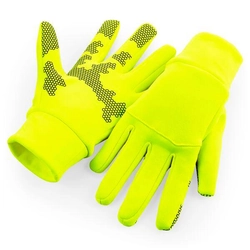 Beechfield Softshell Sports Tech gloves Size: L / XL, Color: fluorescent yellow