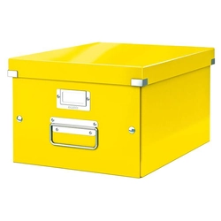 Box, A4 size, LEITZ Click & Store, yellow