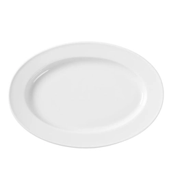 Oval platter Bianco 240x170mm
