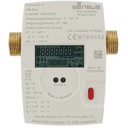 Xylem Sensus Pollucom F heat meter DN15 Qn 0,6 L=110 mm G3/4, power installation.