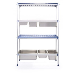 Aluminum storage rack for GN 1/1 containers HENDI 812266 812266