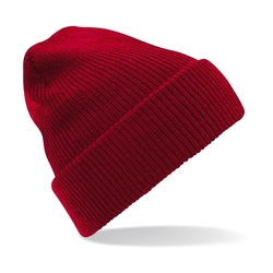 Beechfield Heritage Beanie Cap Size: uni, Color: red