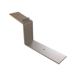 Aluminum construction 15° for a flat roof - front leg