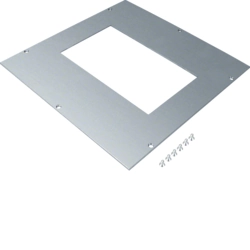 Mounting cover for underfloor draw-in box Hager UDM3147E04 Rectangular Dry Steel