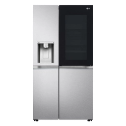Combined refrigerator LG GSXV90MBAE Stainless steel (178 x 91 cm)