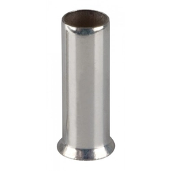 TA tin-plated ferrule terminal 2,5-18/100 in accordance with the DIN standard 46228