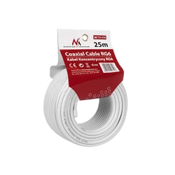 Maclean RG6 coaxial cable 25m double shielded (MCTV-574)