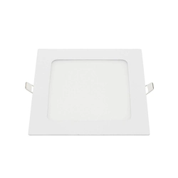 Optonica Vstavaný štvorcový LED panel 12W Teplá biela