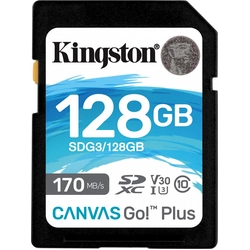 128GB SDXC Kingston U3 V30 170 / 90MB / s