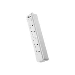 APC surge protection power strip 5 sockets 1.8 m white (PM5-UK)