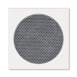 Loudspeaker cover, round grille, mother-of-pearl, ABB Levit M 5016H-A00075 68 5016H-A00075 68