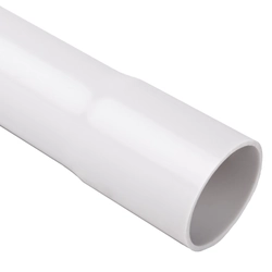 KOPOS 1520_KC - rigid pipe 320 N PVC light grey/RAL 7035 ( 2 m ) *8595057613867