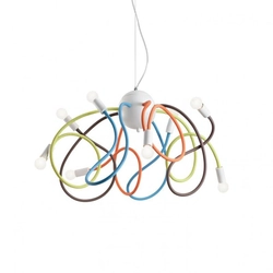 ILUX 141909 Hanging chandelier Ideal Lux Multiflex SP8 141909 - IDEALLUX