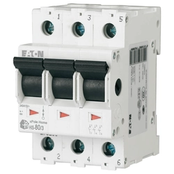 Main (insulating) switch,80A, 3-biegunowy HIS-80/3