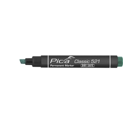 Permanent marker curved green PICA 521/36