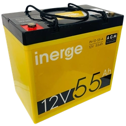 AGM battery 12V 55Ah INERGE